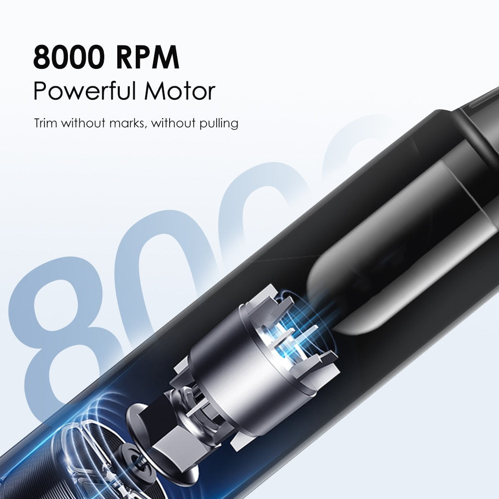 Electric Nose Hair Trimmer Implement Shaver Clipper Unisex Ear Neck Eyebrow Trimmer Shaver Man Clean Trimer Razor Remover Kit