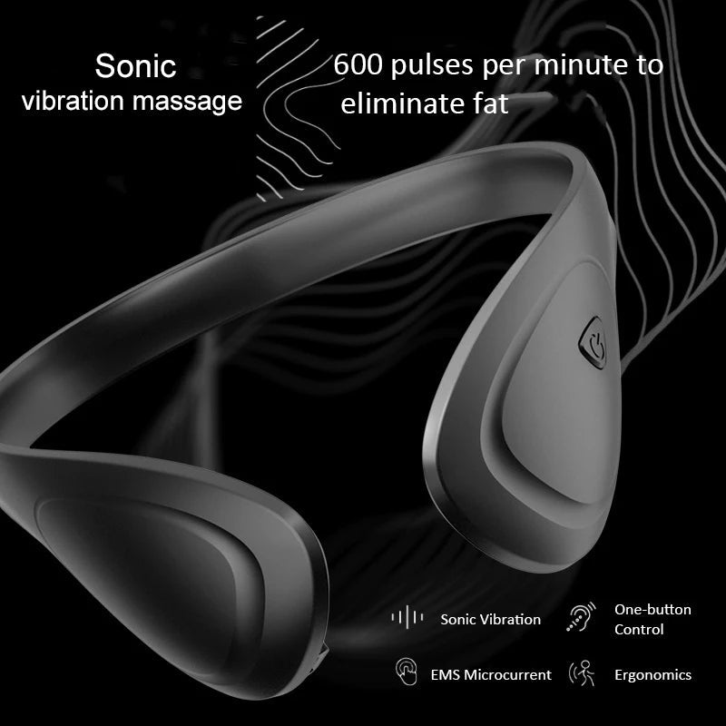 EMS V-Face Slimming Massager for Face Lifting Microcurrent Face Chin Lift Device Exerciser Skin Tighten Anti Wrinkle