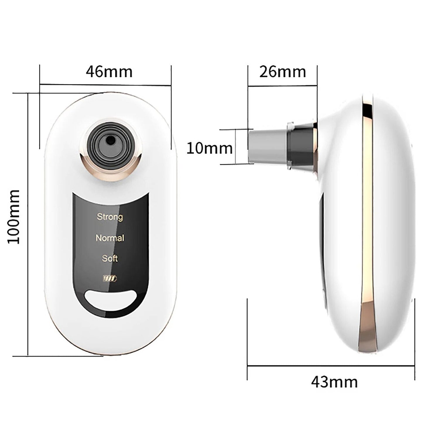 Blackhead Remover Electric Vacuum Suction Blemish Cleaner Face Care Tool Pore Acne Pimple Blemish Remover Home Use Beauty Device