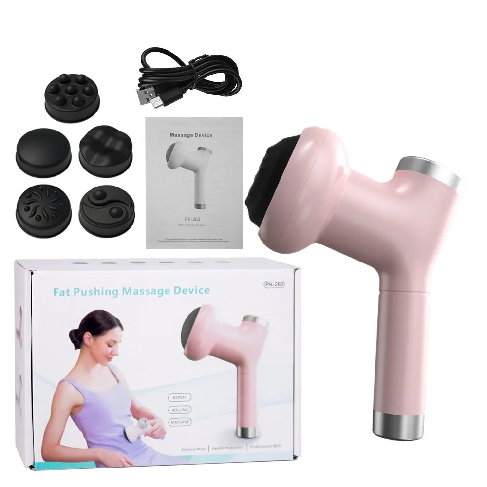 Massage Stick Wireless Charging Female Fat Pusher Handheld Portable Massager Neck Waist Shoulder Massager