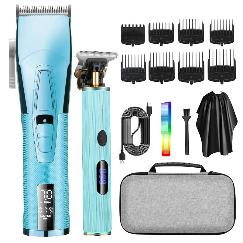 Hair Trimmer For Men Shaver Professional Hair Clipper Haircuter Men's Barber Beard Trimmer Rechargeable Hair Cutting Machine