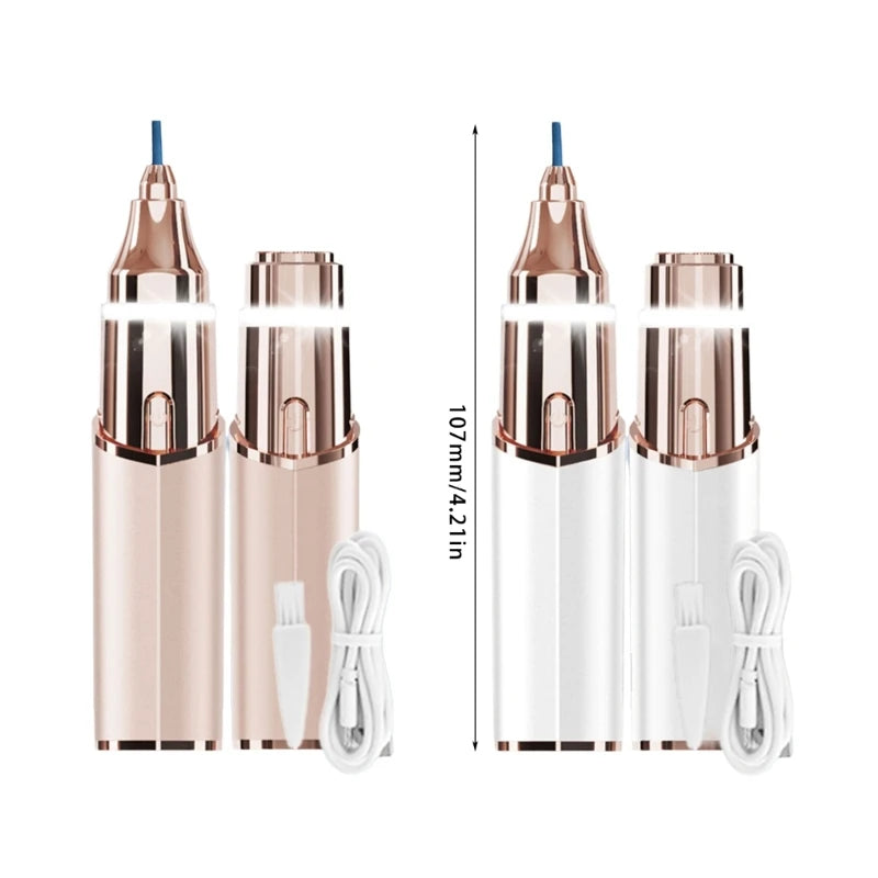 Painless Electric Face Shaver for Women Portable Hair Removal Device with Light Painless Hair Removal Home Use