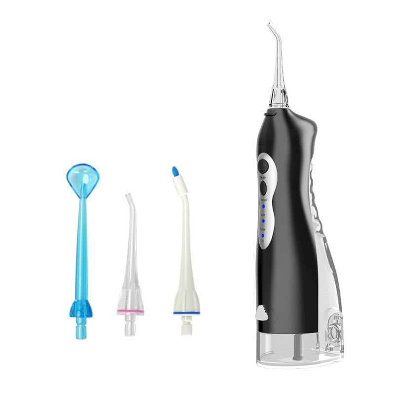 Dental Water Jet Oral Irrigator Rechargeable USB Portable Water Flosser 220ML Water Tank Waterproof Teeth Cleaner 4 Tip 3 Models