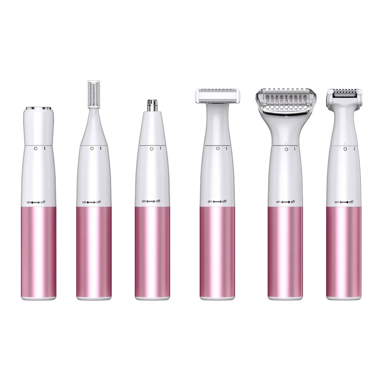 6 In 1 Electric Epilator Wireless Hair Removal Device Grooming Tools