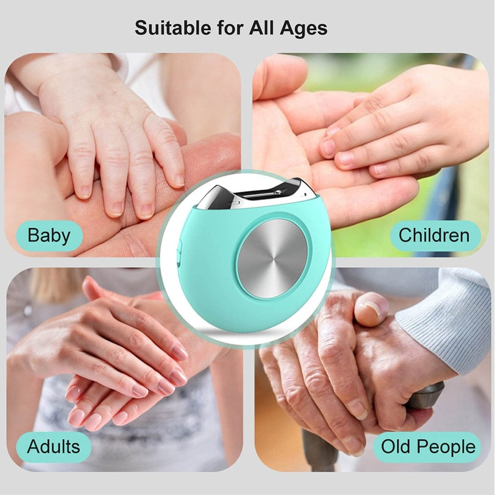 Electric Nail Clipper Nail Trimmer Nail Files Safe Automatic Nail Cutter For Fingernail Toenail Adult Elderly Manicure Tool