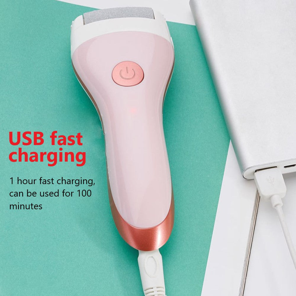Electric Pedicure Hard Skin Remover Foot Care Rechargeable Callus Shaver Waterproof Pedicure Kit Professional Pedicure Feet File