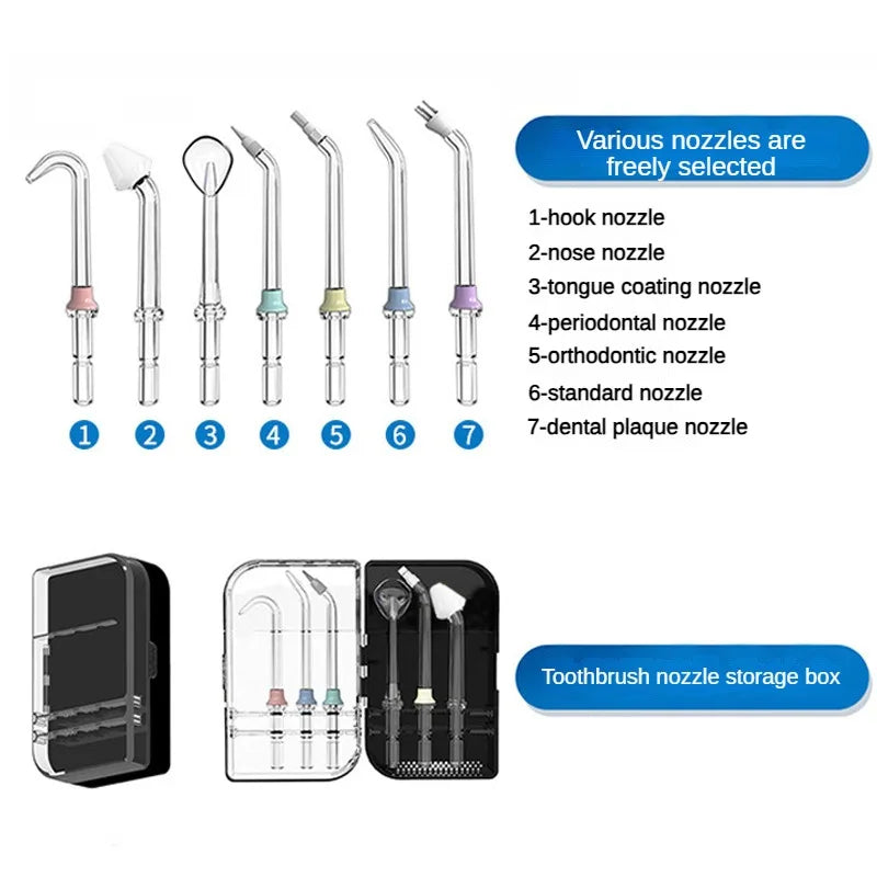 Ultraviolet Sterilisation Oral Irrigator Electric Portable Dental Water Flosser Teeth Cleaning Intelligent IPX7 Waterproof 250ml