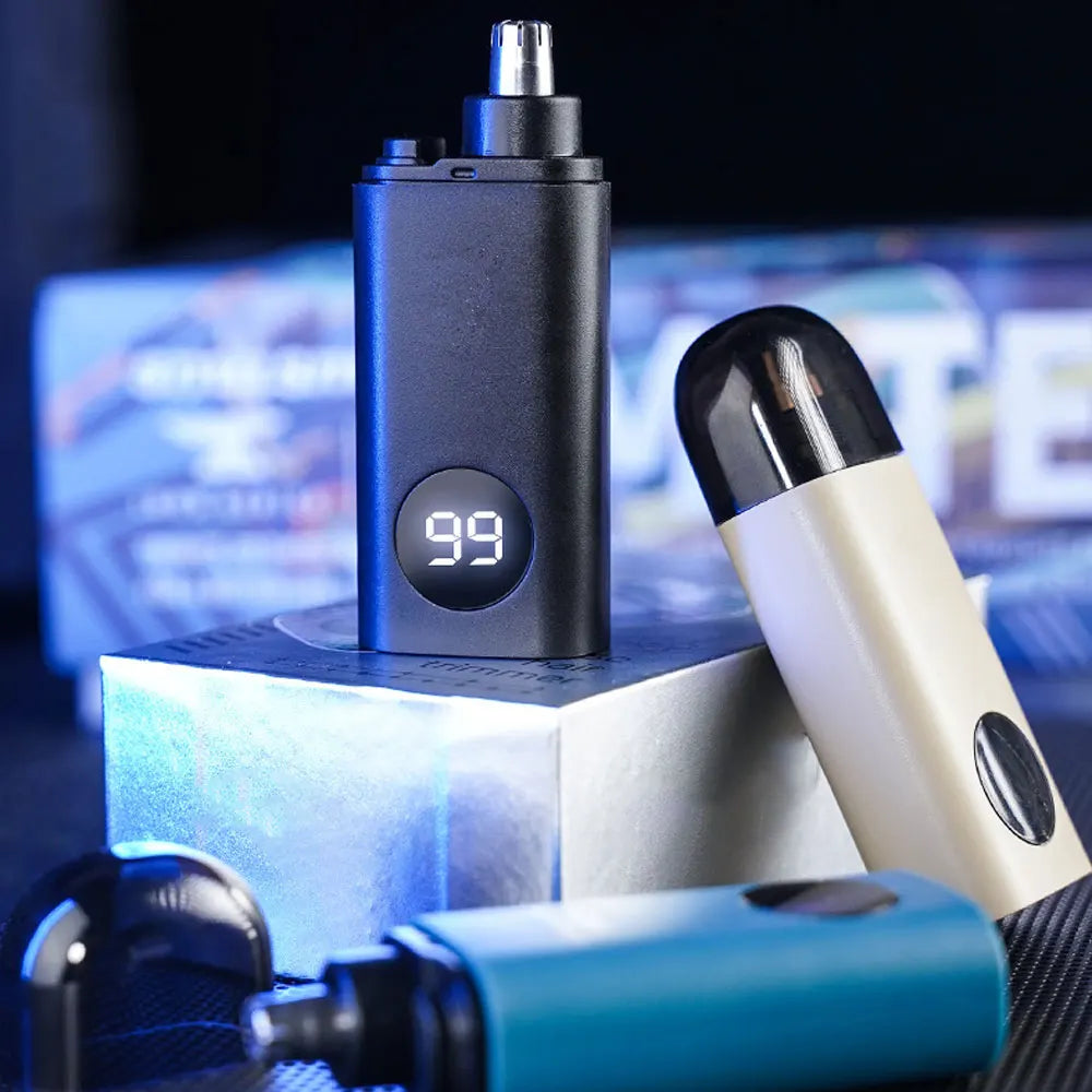 Rechargeable Nose Hair Trimmer Men's AND WOMEN'S Nose Hair Trimmer Knife Tip Washable Electric Nose Hair Lighter