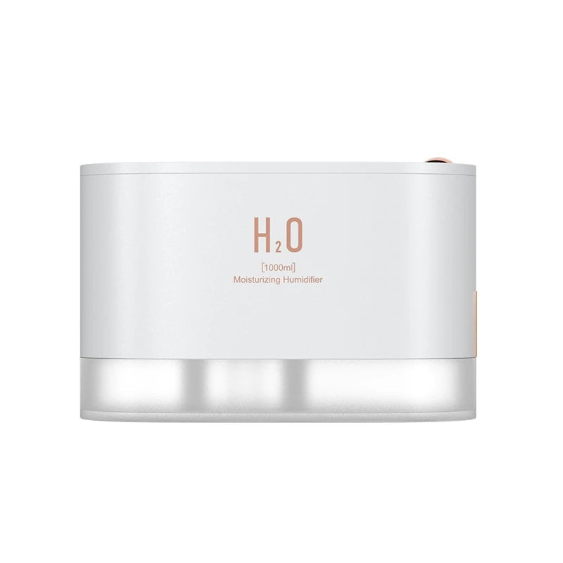 Air Humidifier H2O Ultrasonic Diffuser 1000ML Large Capacity Long Time Wireless Differential