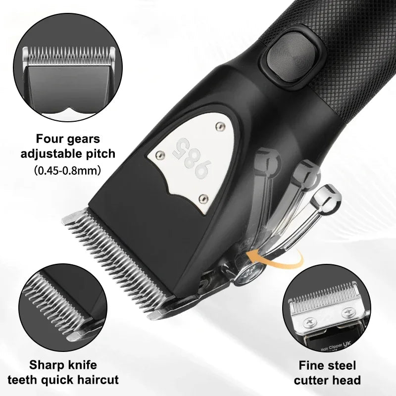 Hair Clippers Ears Nose Hair Trimmer Set With Bag Hair Cutting Machine Men's Grooming Tools