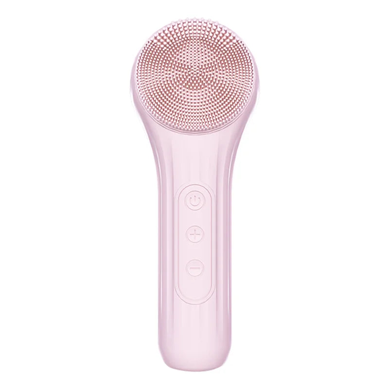 Electric Face Cleaner Sonic Silicond Facial Cleansing Brush Electric Ultrasonic Face Massager Mini Pore Deep Cleaning