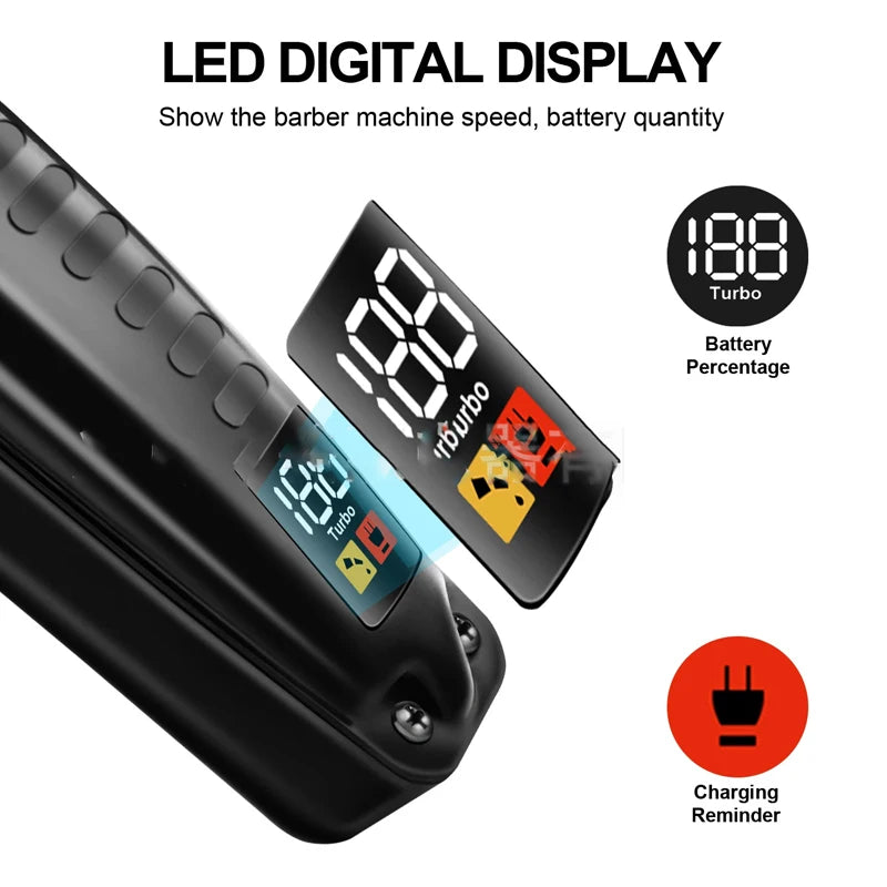 Beard Hair Trimmer For Men Electric Hair Clipper Cordless Professional Haircut Machine Rechargeable