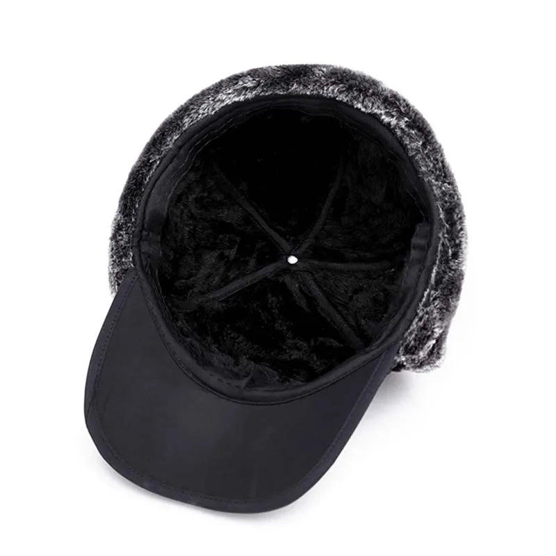 Winter Warm Bomber Hats Men Women Fashion Ear Protection Face Windproof Ski Caps Velvet Thicken Couple Hat