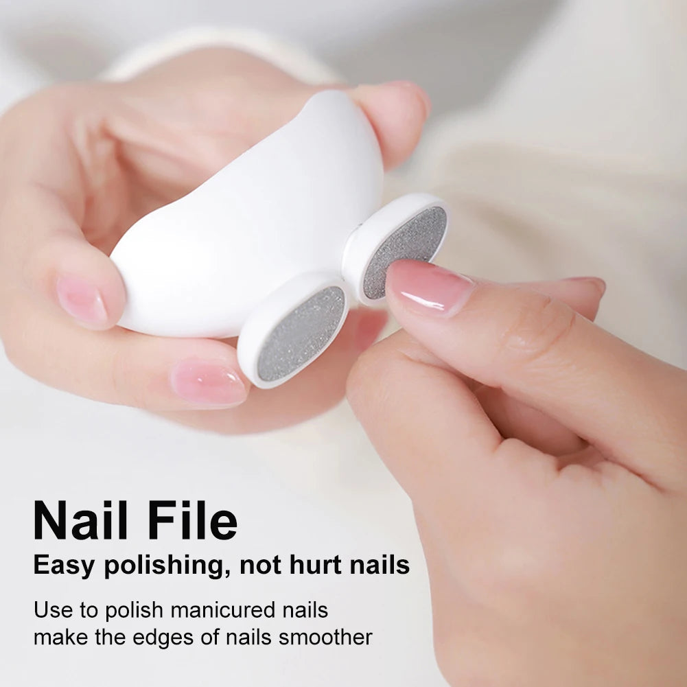 Electric Nail Clipper Safe Automatic Fingernail Clipper Portable Nail Trimmer for Kids Adults Elderly