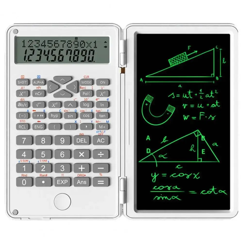 6 INCH Scientific Calculator With LCD Writing Tablet 240 Functions Professional Calculators For School Students Office Assistant