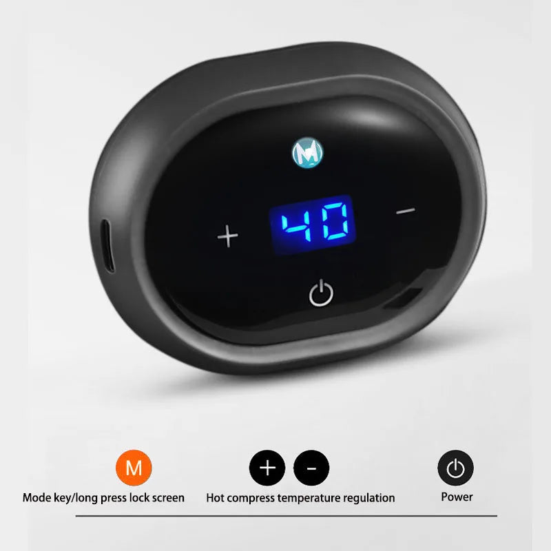 Electric Waist Massager Infrared Heating Vibration For Back Abdomen Pain Relief Hot Compress Massage Support Belt