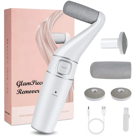 Electric Foot Grinder Vacuum Callus Remover Foot Pedicure Tools Rechargeable Foot Files Clean Tools Polished Nails For Dead Skin