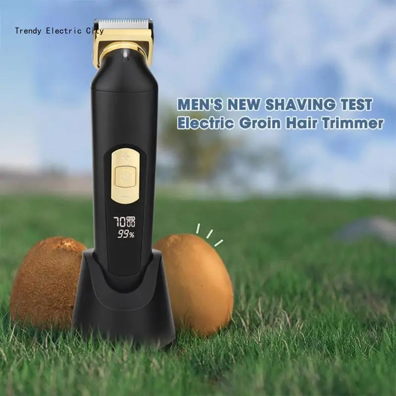 Body Shaver Pubic Hair Trimmer for Men Manscape Groin Trimmer Body Hair Trimmer Shaver Body Groomer Waterproof