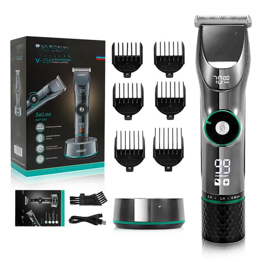 Hair Clipper Mens Beard Face Body Trimmer Professional Cordless Rechargeable Hair Cutter Kit Barber Shop Strong Power Clipper