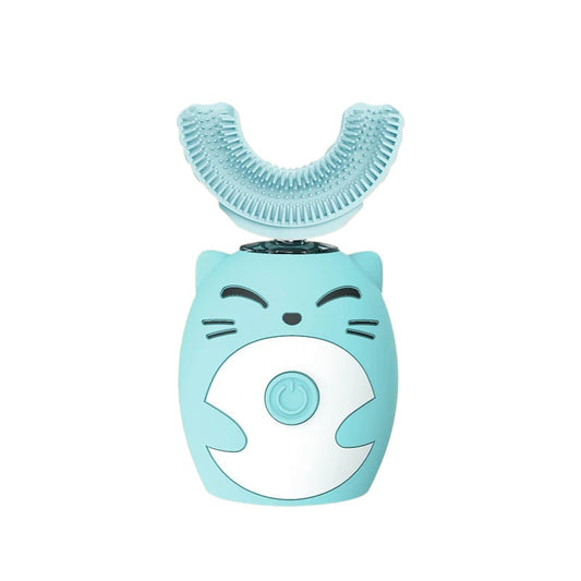 Ipx7 Waterproof Electric Toothbrush Kids U-shaped Sonic Smart Ultrasonic Tooth Brush 360 Degrees Teeth Whitening For Kids