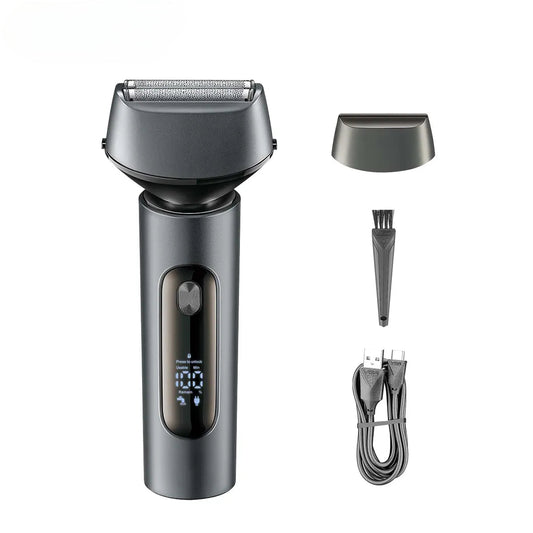 Electric Shaver Beard Trimmer Shaving Machine Trimmer for Men Razor Professional Electric Rechargeable IPX7 Washable