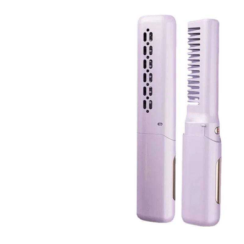 Mini Hair Straightener Professional Quick Heated Electric Hot Comb Multifunctional Straightener
