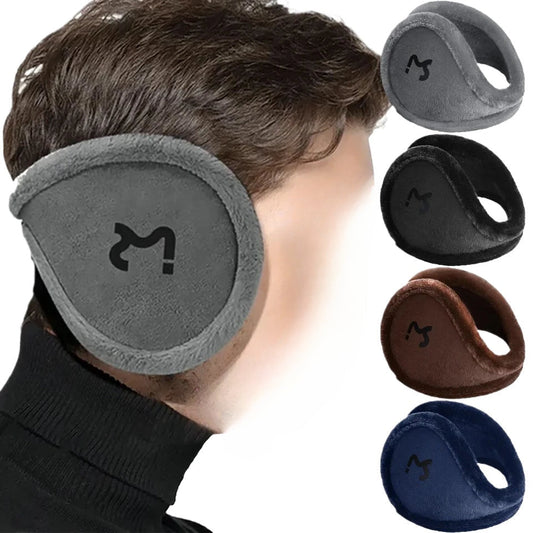 Winter Cycling Plush Earmuffs Sports Running Hiking Skiing Windproof Ear Warmer Comfortable Soft Thicken Ear Cover Protector Men