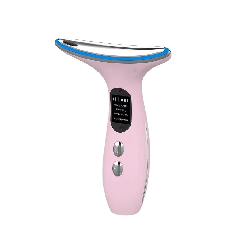 Face Neck Lifting Massager EMS Microcurrent Face Sculpting Device Create A Swan Neck Jade Neck Face Sculpting Device LED Photon