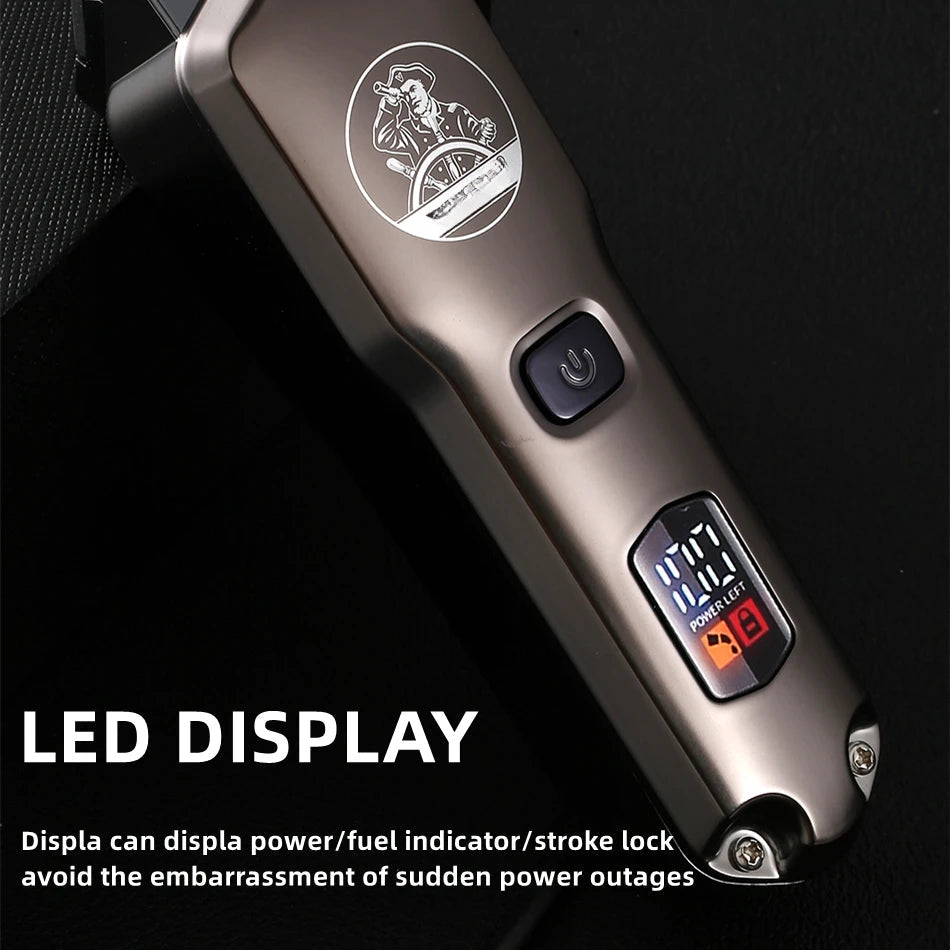 High-power Gradual Fader Hair Salon Two-piece Hair Clipper LCD Digital Display Hair Clipper