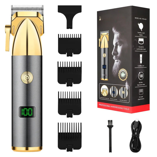 Hair Clipper Professional Electric Hair Trimmer Barber Shaver Trimmer Beard 0mm Men Hair Cutting Machine for Men