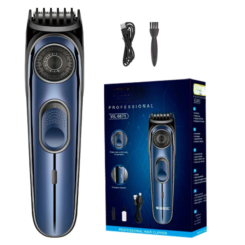 Men's Hair Trimmer Adjustable Usb Rechargeable Electric Beard Carbon Steel Men Professional Trimmer Home Styling