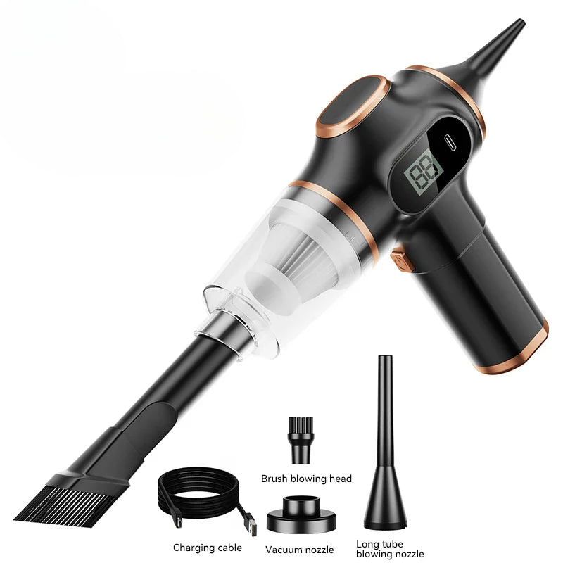 Car Vacuum Cleaner Handheld Vacuum Cleaner High Power Strong Suction Deep Cleaning Dry And Wet Home Car Vacuum Cleaner