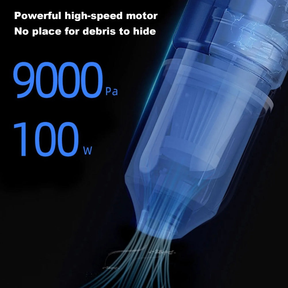 Wireless Car Vacuum Cleaner Cordless Handheld Auto Vacuum Home & Car Dual Use Mini Vacuum Cleaner with Built-in Battrery