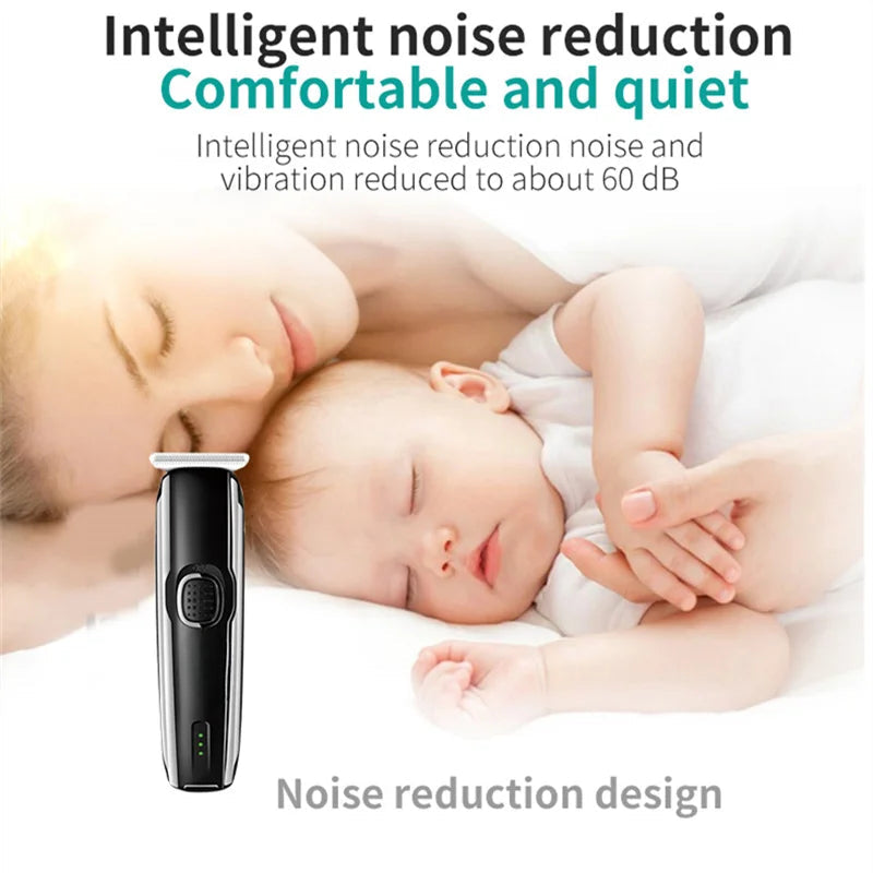 Professional Hair Clipper Electric Clipper 0 Cutter Head Clippers Rechargeable Electric Men Hair Cutting Machine