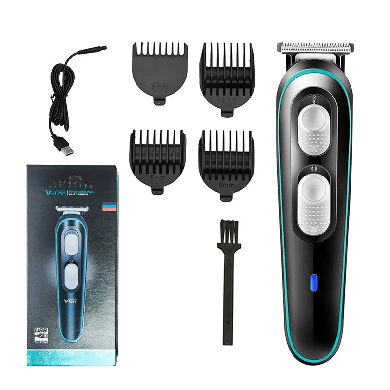 Professional Barber Hair Trimmer Rechargeable Hair Clipper for Men Beard Trimer Hair Cutting Machine USB Electric Clipper Tool