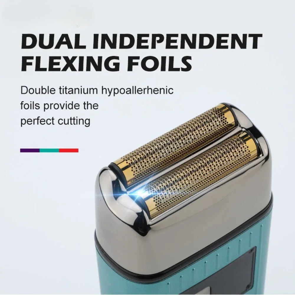 Professional Hair Beard Electric Shaver For Men Beard Trimmer Wet Dry Shaving Machine Digital Display Shaver For Men