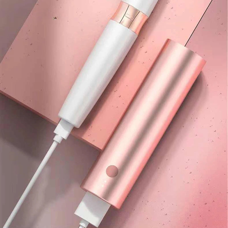 Electric Eyebrow Trimmer USB Charging Hair Removal Razor Portable Facial Hair Shaver with LED Light for Women Eyebrow Repairing