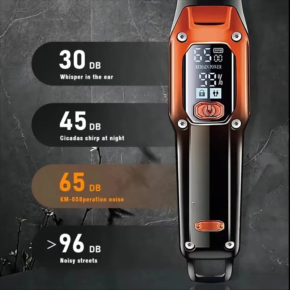 Hair Clipper Professional Barber Hair Trimmer LED Display Haircuts Machine for Salon Rechargeable Hair Trimmer