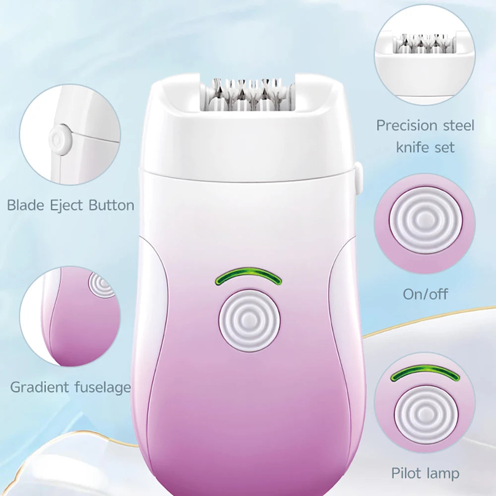 Hair Removal Bikini Epilator Rechargeable Razor Women Underarms Shaver Legs Armpit Hair Foot Callus Remover