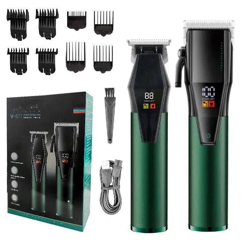 Combo Kit Men's Hair Trimmer For Beard Electric Beard Hair Clipper Rechargeable Hair Cutter Machine Haircut