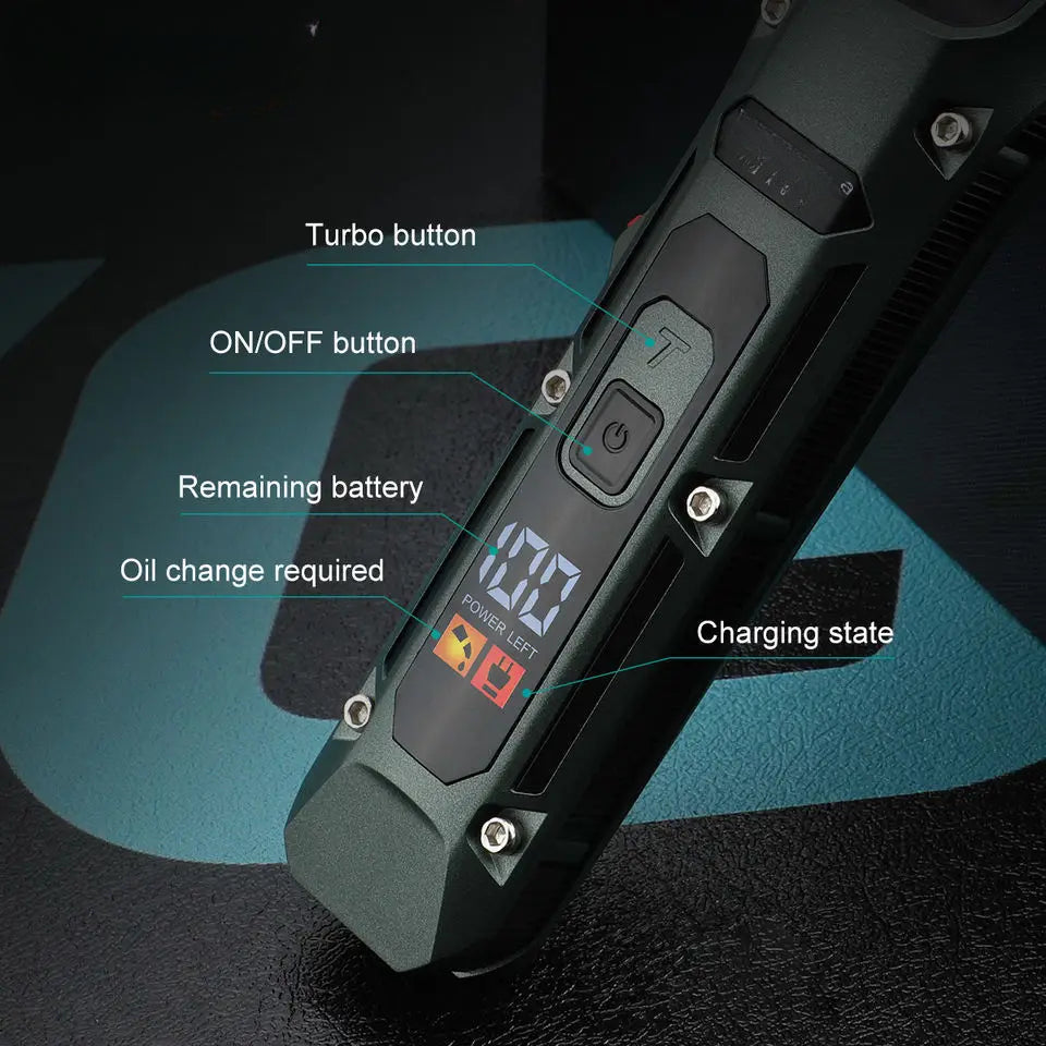 Cordless Electric Adjustable Hair Trimmer For Men Professional Beard Hair Clipper Rechargeable Two Speed Motor Haircut Machine