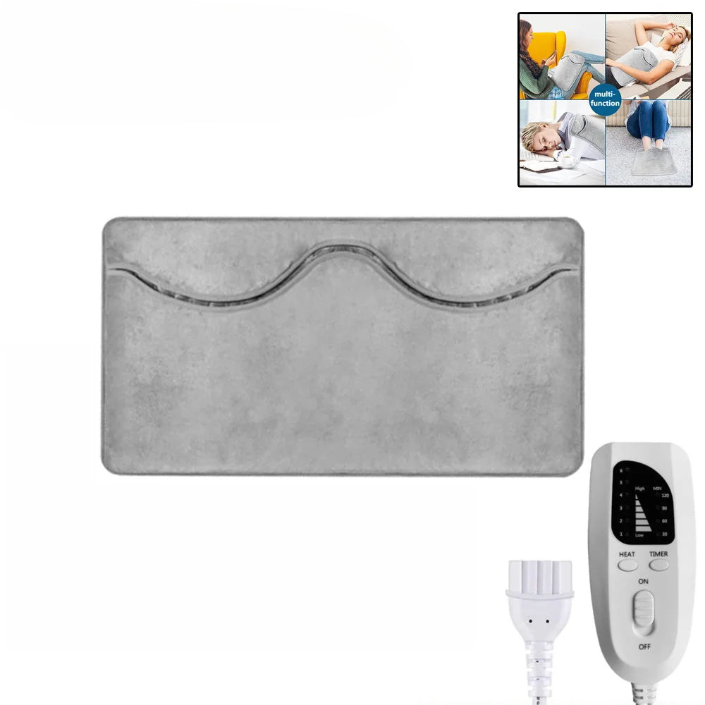 Household Electric Heating Blanket Timeable Adjustable Temperature For Heating Feet In Winter Foot Warmer