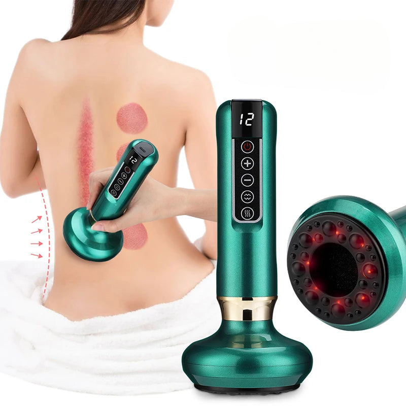 Electric Vacuum Cupping Massage Body Cups Anti-Cellulite Massager for Body Electric Guasha Scraping Fat Burning Slimming