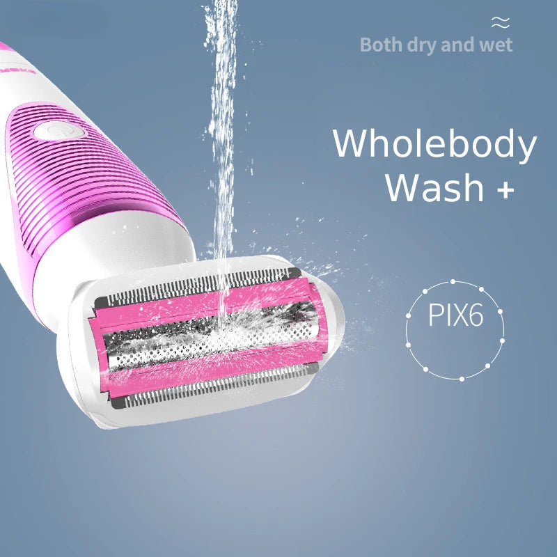 5 in 1 Portable Electric Hair Removal Women Epilator Painless Lady Shaver Private Shavers Body Depilator USB Recharge