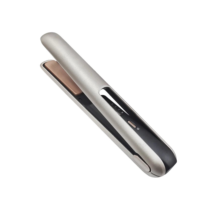 Cordless Hair Straightener Mini Portable Wireless Curler USB Rechargeable for Travel Ceramic Fast Heating Plate Flat Iron Stylin