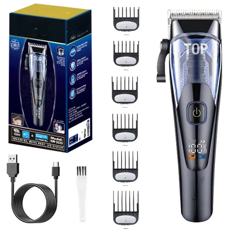 Professional Hair Clipper Adjustable Hair Trimmer For Men Barber Shop Electric Beard Haircut Machine Rechargeable