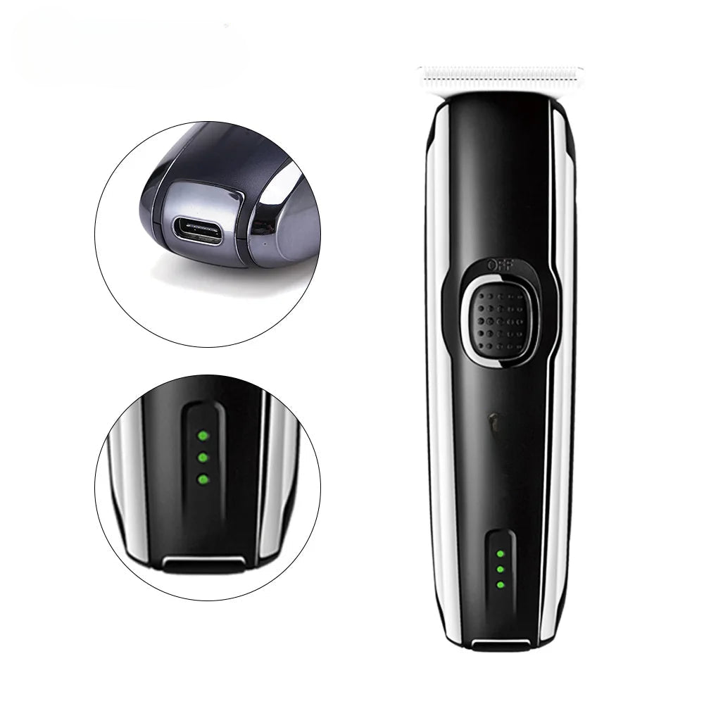 Professional Hair Clipper Personal Care 0 Cutter Head USB Beard Men's Trimmer Barber Haircut Machine