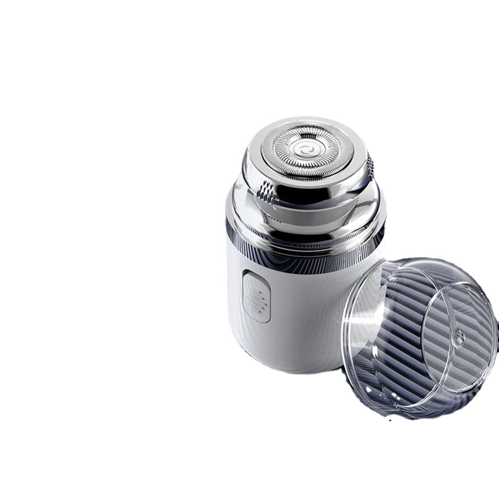 Electric Mini Travel Shaver for Men-Pocket Size Washable Electronic Razor-Mens Rechargeable Portable Cordless Shaving Face Beard