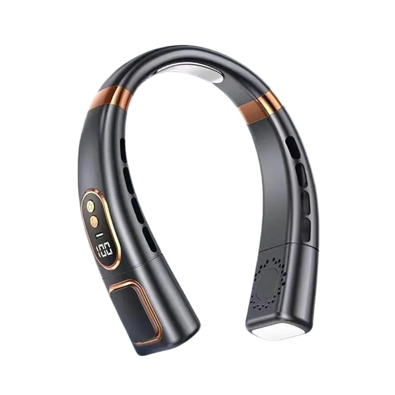 Portable Hanging Neck Fan 4000 MAh Battery Below 40 DB Rechargeable Outdoor Home Camping Mini Fan  Brushless Motor Neckband Fan