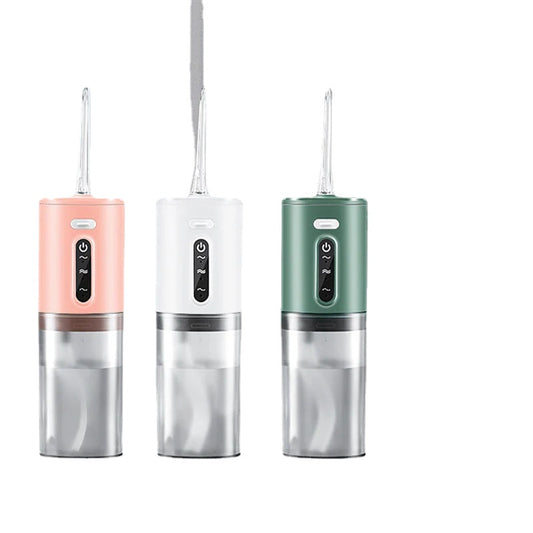 Oral Irrigator Portable IPX7 Waterproof Charge 3 Modes Teeth Cleaner Pulse Dental Handheld Water Jet Flosser Oral Cleaner
